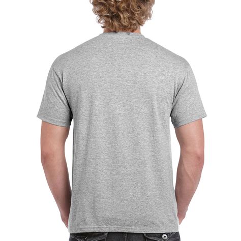 Grey T Shirt Front And Back