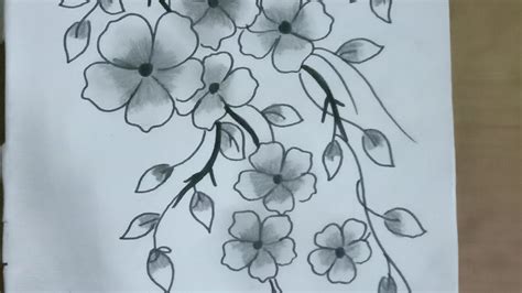 150 contoh sketsa gambar pohon sakura gudangsket. Sketsa Gambar Bunga Sakura Hitam Putih