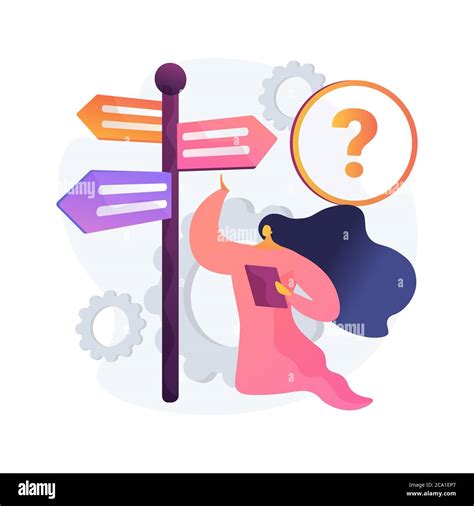Decision Making Abstract Concept Vector Illustration Stock Vector Image And Art Alamy