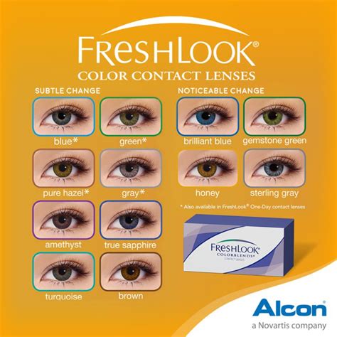 FreshLook ColorBlends Color Contact Lens for naturally beautiful dark