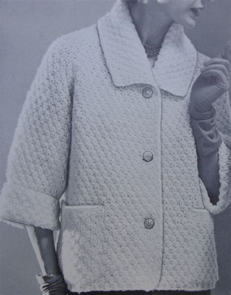Looking for a ladies chunky cardigan knitting pattern or something more lightweight, we have something for all! Knitted Vintage Cardigan - Pattern | Vintage cardigan ...