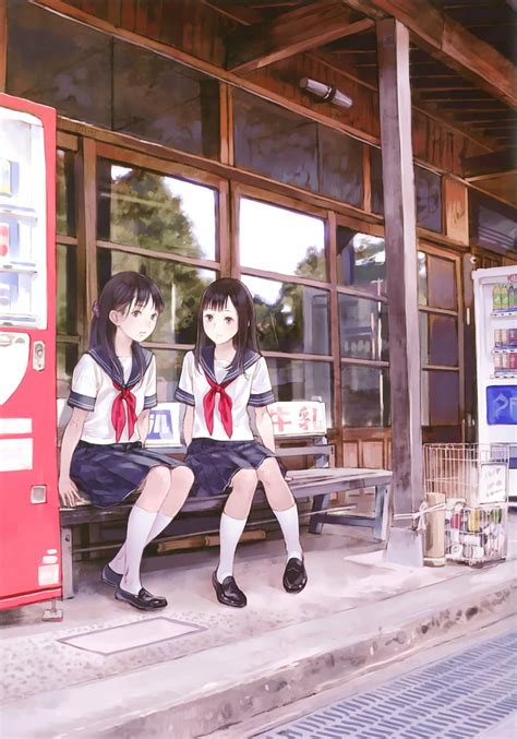 Hd Wallpaper Kishida Mel Sailor Scenic School Schoolgirls