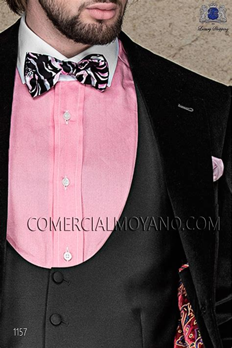 Black Tie Black Men Wedding Suit Model 1157 Mario Moyano Collection