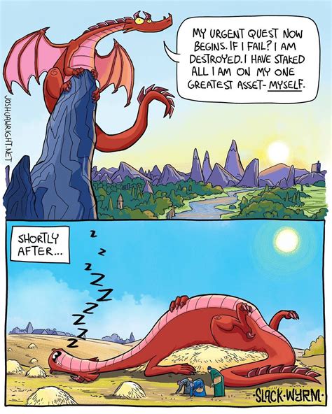 Slack Wyrm Comics On Instagram And So Begins Draggin Quest Dragons Comics Webcomics