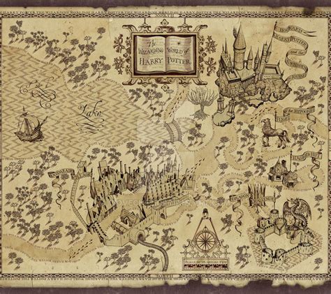 Harry Potters Marauders Map By Ilovechez On Deviantart