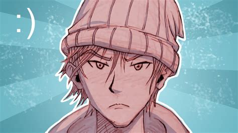 Anime Wearing Beanie