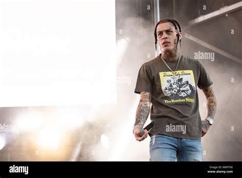 American Rapper Lil Skies Performing At Breakout Festival Day 1 At The