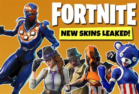 Fortnite Skins Leaked All New Update 45 Skins Revealed By