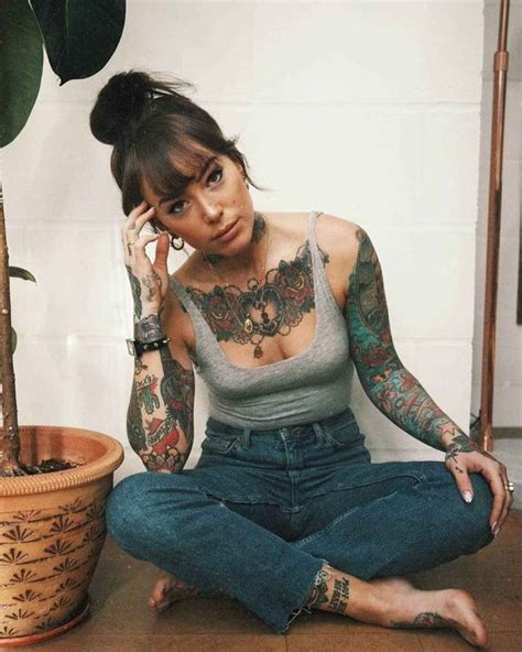 Tattooed Model And Fashion Blogger Sammi Jefcoate Tattooedgirl