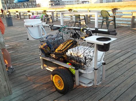 Post Pics Of Your Pier Surf Cart Here Surf Cart Beach Fishing Cart