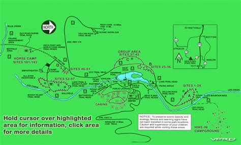 The 2500 acre devil's den park also provides picnicking areas, a swimming pool, full service cabins and both modern and primitive campgrounds. Devil's Den State Park Map - Member's Gallery - VFRDiscussion