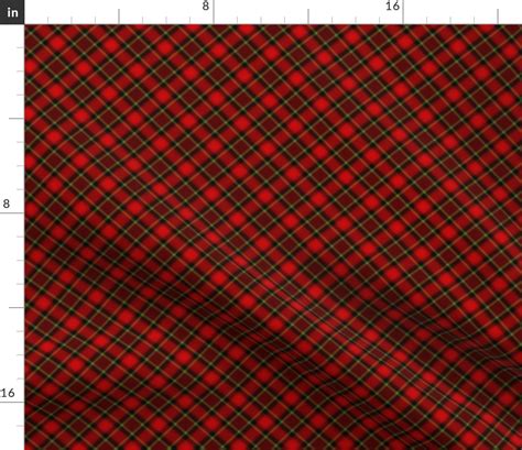 Christmas Plaid Fabric Green And Red Fabric Spoonflower