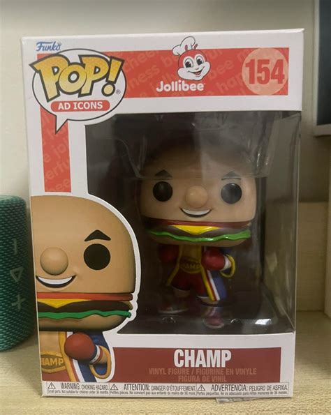 Funko Pop Ad Icons Jollibee Champ Chase 154 On Carousell