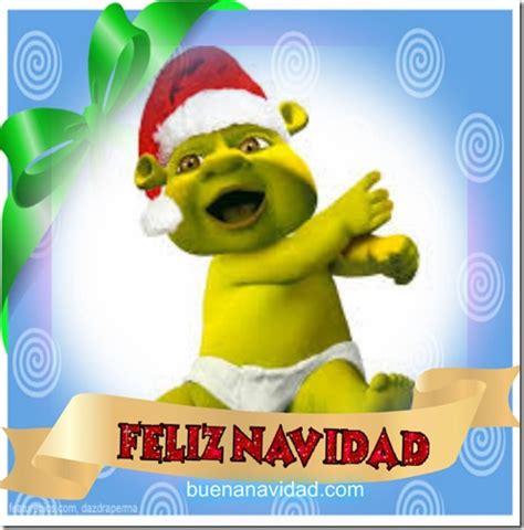 Imágenes De Shrek Navidad Cosas Divertidas Navidad