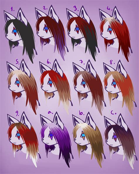 All Her Hair Colours Xd By Neotheta On Deviantart