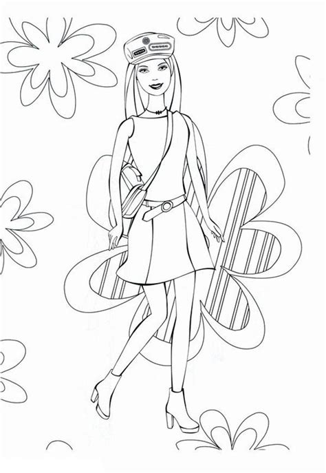 Fashion Model Photoshoot Coloring Page Coloring Sky