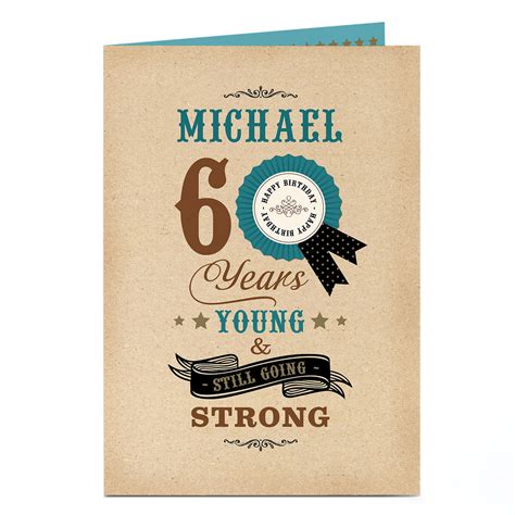 Buy Personalised 60th Birthday Card Still Going Strong For Gbp 279