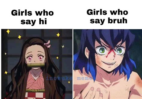 Bruh Girls Who Say Bruh Vs Girls Who Say Hiii Know Your Meme