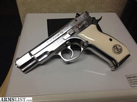 Armslist For Sale Cz75b Stainless With Pearl Gold And Koa Grips