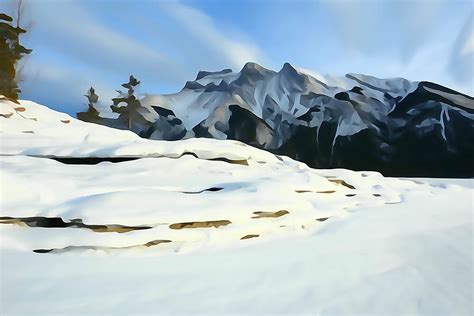 Frozen Mountain Lakeshore Photograph By Greg Hammond Pixels
