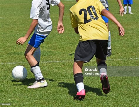 Young Soccer Players Stock Photo Download Image Now Active