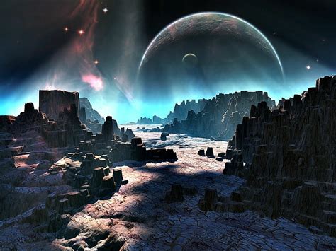 Free Download Moon Nebula Alien World Space Planets Hd Desktop Wallpaper 800x600 For Your