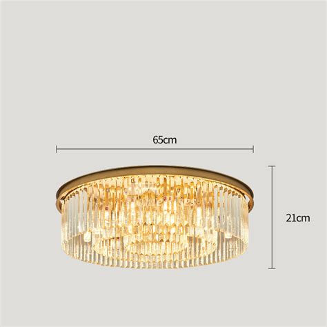 These type of light fixtures will enhance the style of a space, illuminating a. Gold Crystal Ceiling Light Fixtures Luxury Living Room ...