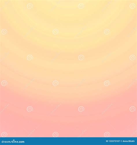 Millennial Pink And Yellow Circle Ombre Background Stock Image