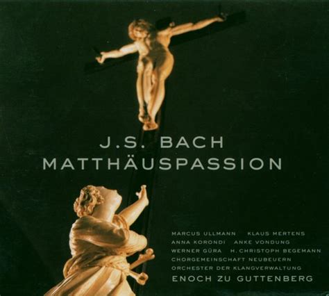 bach matthauspassion klaus mertens marcus ullmann cd album muziek