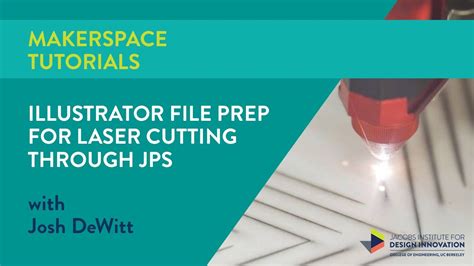 Jacobs Makerspace Tutorials Illustrator File Prep For Laser Cutting With Jps Youtube