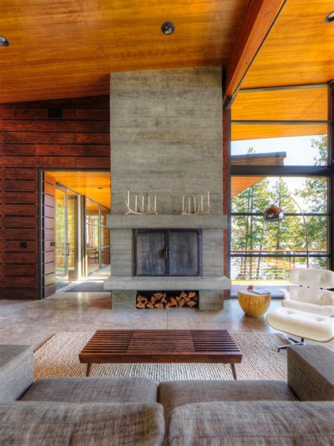 20 Beautiful Wood Burning Fireplace Designs