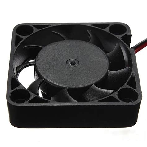 Centechia 12v 2 Pin 40mm Computer Cooler Small Cooling Fan Pc Black