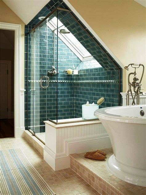 However small the space, make it work perfectly for you. Креативные ванные комнаты | Small attic bathroom, Loft bathroom, Bathroom remodel designs