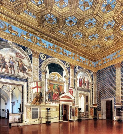 Interiors of the neoclassical dance hall, palazzo borromeo, isola bella. Firenze, Palazzo Vecchio, Sala dei Gigli | Grisailles ...