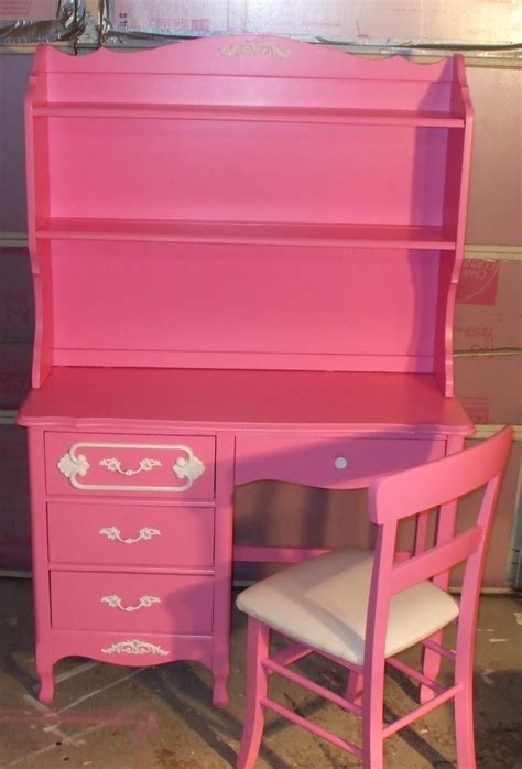 Shop our best selection of loft beds with desks to reflect your style and inspire their imagination. old wood, new paint: VINTAGE GIRLS PINK DESK