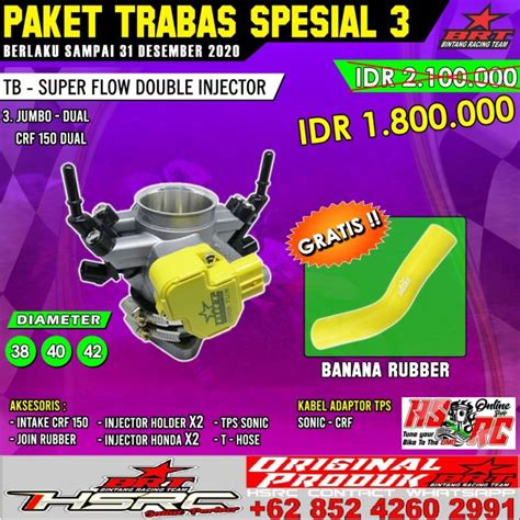 Throttle Body Racing Brt Honda Crf Mm Super Flow Tb Verza