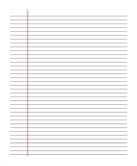 Lined Paper Template Printables Lined Paper Template Mm Template