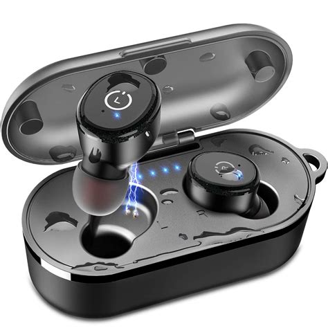 Tozo T10 Bluetooth 50 Wireless Earbuds With Wireless Charging Case