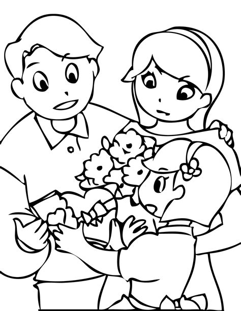 Parents Coloring Pages at GetColorings.com | Free printable colorings