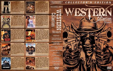 Western Collection Volume 4 Movie Dvd Custom Covers Western 4