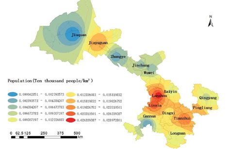 Spatial Distribution Of Population Density In 2019 Download