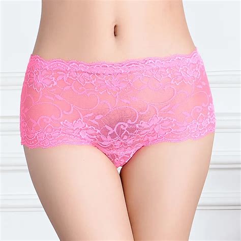 New Collection Sexy Knickers Lace Hipster Women Underwear Lady Sheer Lace Panties Sexy