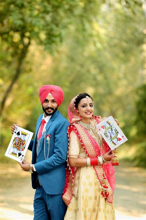 Pin By Bollypower On Wedding Outfit Gagan Punjabi Wedding Couple Pre