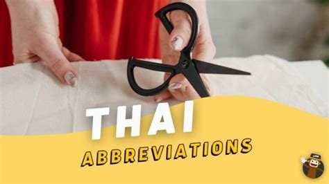 3 Unique Types Of Thai Abbreviations To Learn Now Ling App