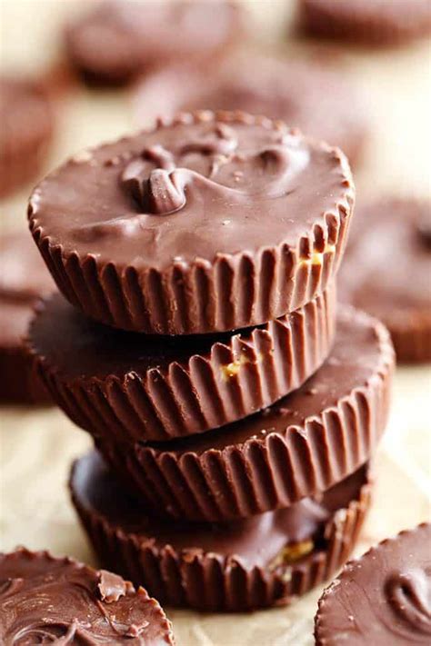 In a small bowl, mix the peanut butter, salt and powdered sugar until firm. Homemade Reese's Peanut Butter Cups | The Recipe Critic