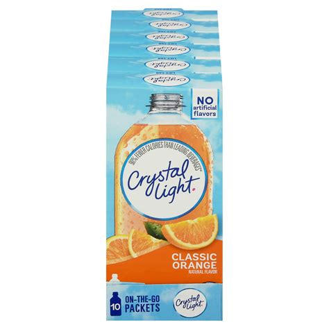 Crystal Light Classic Orange Naturally Flavored Powdered Drink Mix 120