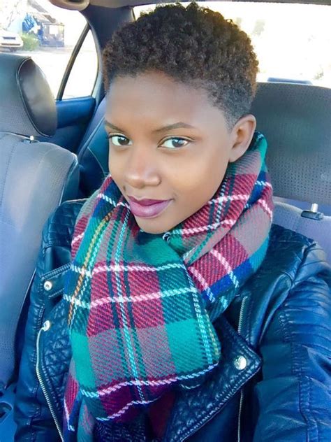 A beautiful girl with 4c natural hair (source: IG: authentically.b AuthenticallyB.com Tapered natural ...