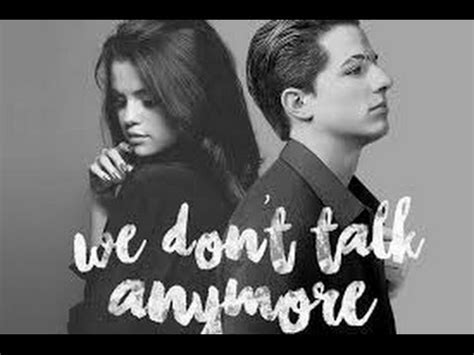 Oh, we don't talk anymore like we used to do. We Don't Talk Anymore ( Karaoke Version HD 2016) - Charlie ...