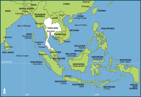 South East Asia Map Maps Of Thailand Vietnam Cambodia Laos