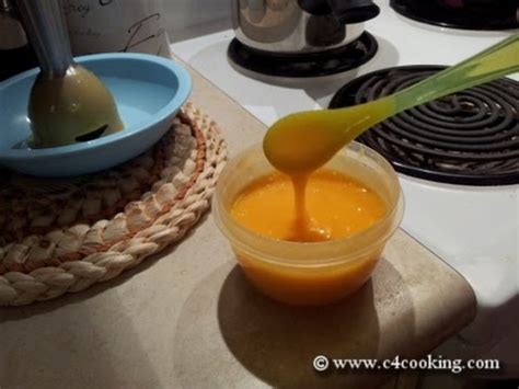 You can add breastmilk or formula to any food purees to make the texture more smooth and creamy. Baby food recipe - Rice carrot / 6+ months babyfood ...